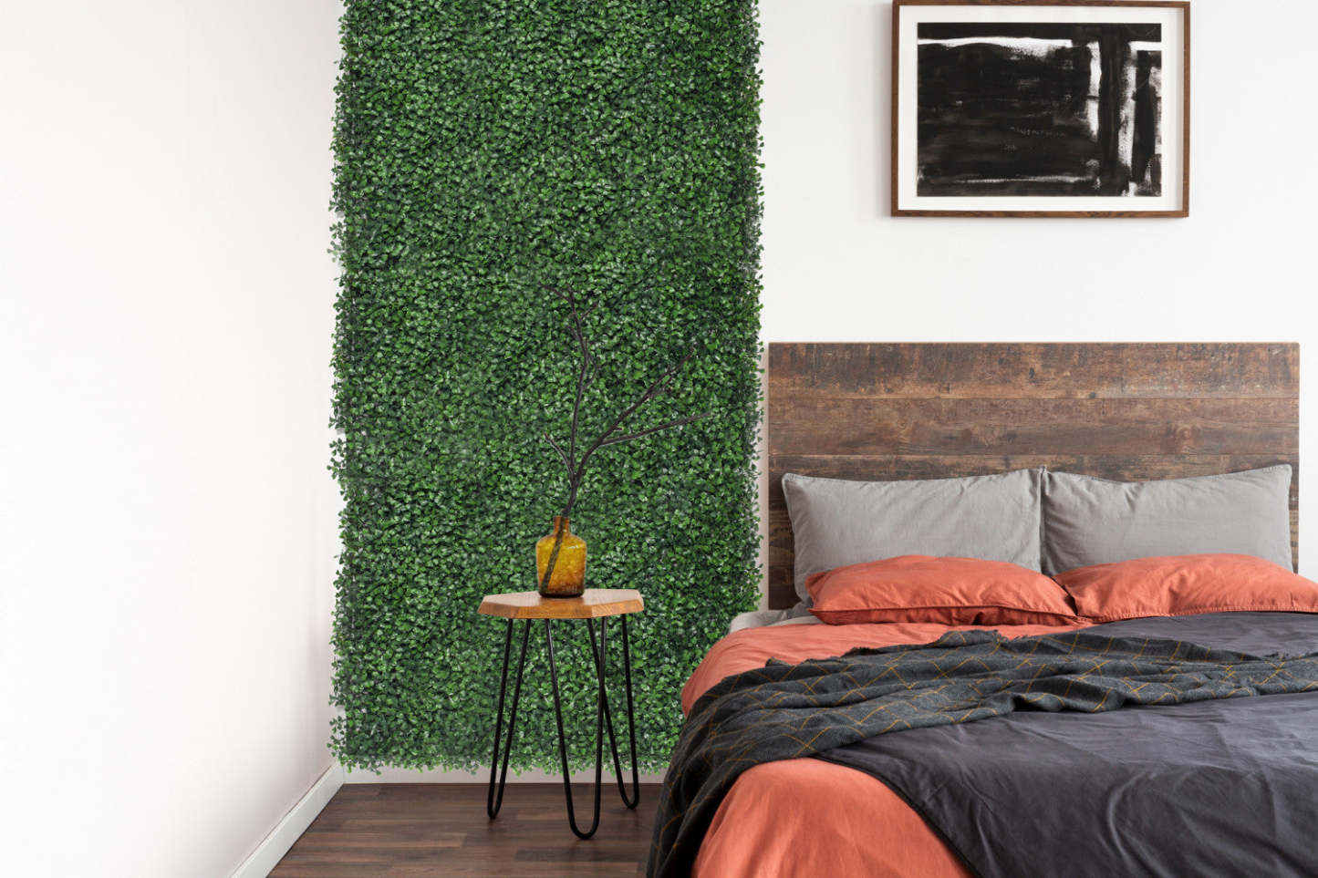 Buis Artificiel 20x 20 Panneau de Feuillage 4 Pièces | Panneau de feuillage 20 po x 20 po buis artificiel 4 pièces | D10HYCBY