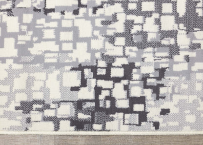 Tapis pixelisée Florence pour l'intérieur - 4 pi 7 po x 6 pi 7 po