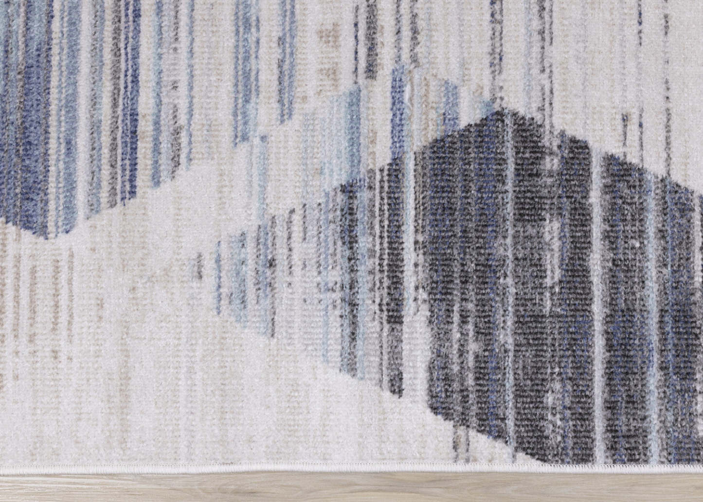 Carpette Fitzgerald à motifs géométriques vieillis - 7 pi 10 po x 10 pi 6 po