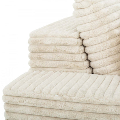 Chaise longue en mousse Sealy 68 Snug - Beige | Fauteuil long Snug de Sealy de 68 po avec mousse - beige