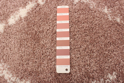 Serafina Pink Shag 3'11 x 6'0 Area Rug|Tapis à poil long Serafina rose 3 pi 11 po x 6 pi 0 po|D86F71ZO