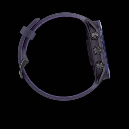 Montre intelligente Garmin Forerunner 570 47 mm, Amoled, Aluminium indigo, Violet/indigo, Suivi de fitness GPS, Course, Batterie de 11 jours