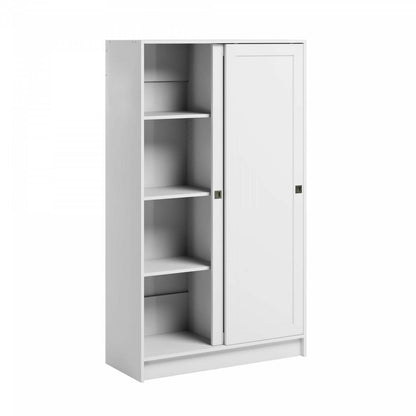 Armoire d'appoint Elite à 4 tablettes - Blanc | Elite Armoire D'appoint A 4 Tablettes – Blanc