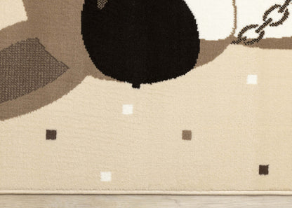 Forte Kids Swaggy Dog Area Rug - 3'11 x 5'7|Carpette Forte à motif de chien confiant pour enfants - 3 pi 11 po x 5 pi 7 po