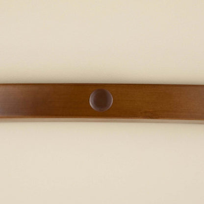 LumiSource Cosmo Faux Leather Mid-Century Dining Chair - Walnut/Cream|Chaise de salle à manger de style du milieu du 20e siècle Cosmo en similicuir - noyer et crème