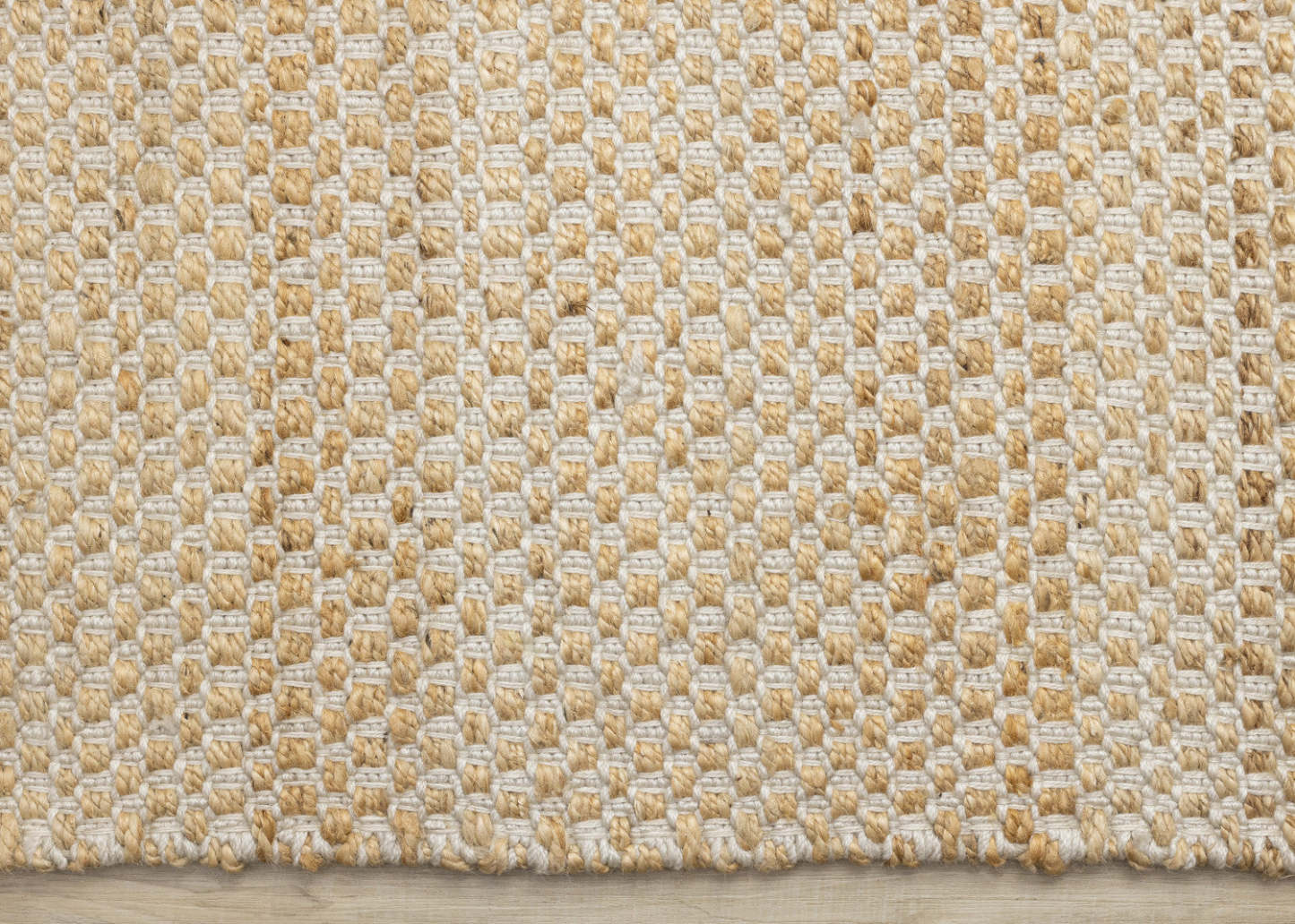 Tapis en jute naturel fait à la main chêne clair - 5'3 x 7'7|Carpette faite à la main en jute naturel chêne clair - 5 pi 3 po x 7 pi 7 po