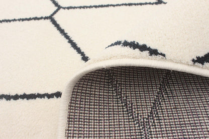 Tapis August Blanc-Marine 5'3 x 7'3|Carpette August blanchebleu marine 5 pi 3 po x 7 pi 3 po|D86F3MPZ