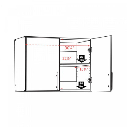 Armoire murale superposable Elite 32 - Noire