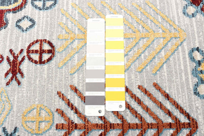 Gypsy Grey Machine Washable Area Rug - 5'0 x 7'0|Carpette Gypsy grise lavable à la machine - 5 pi 0 po x 7 pi 0 po|D86FG6AE