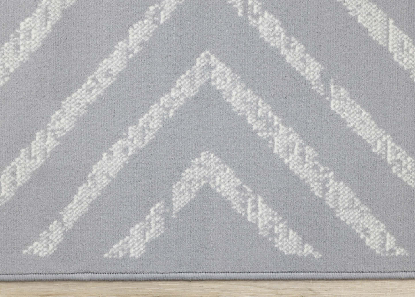 Tapis à rayures modernes Forte gris blanc - 5'3 x 7'5|Tapis Forte gris et blanc à rayures modernes - 5 pi 3 po x 7 pi 5 po