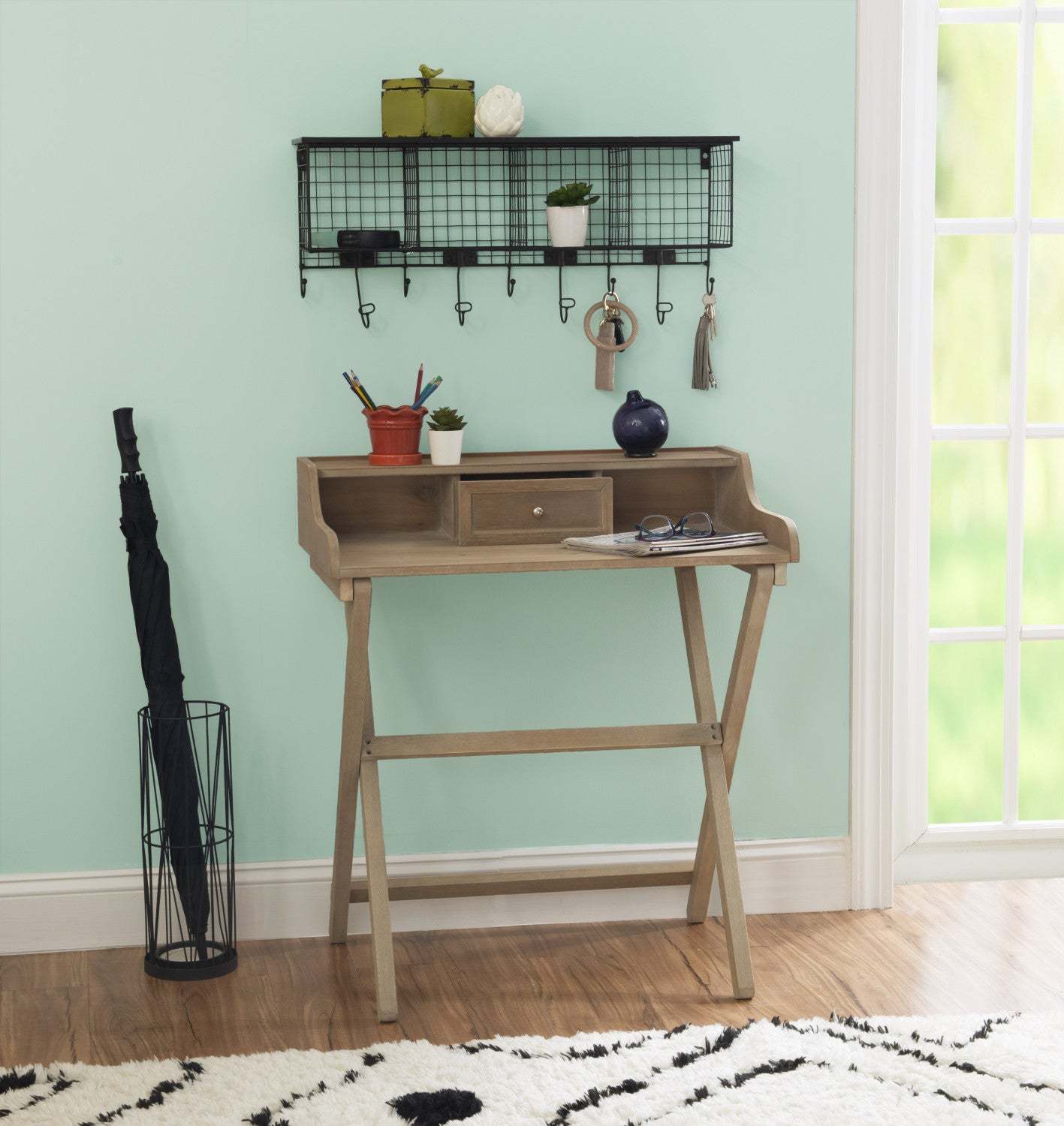 Bureau souple Coy - Gris