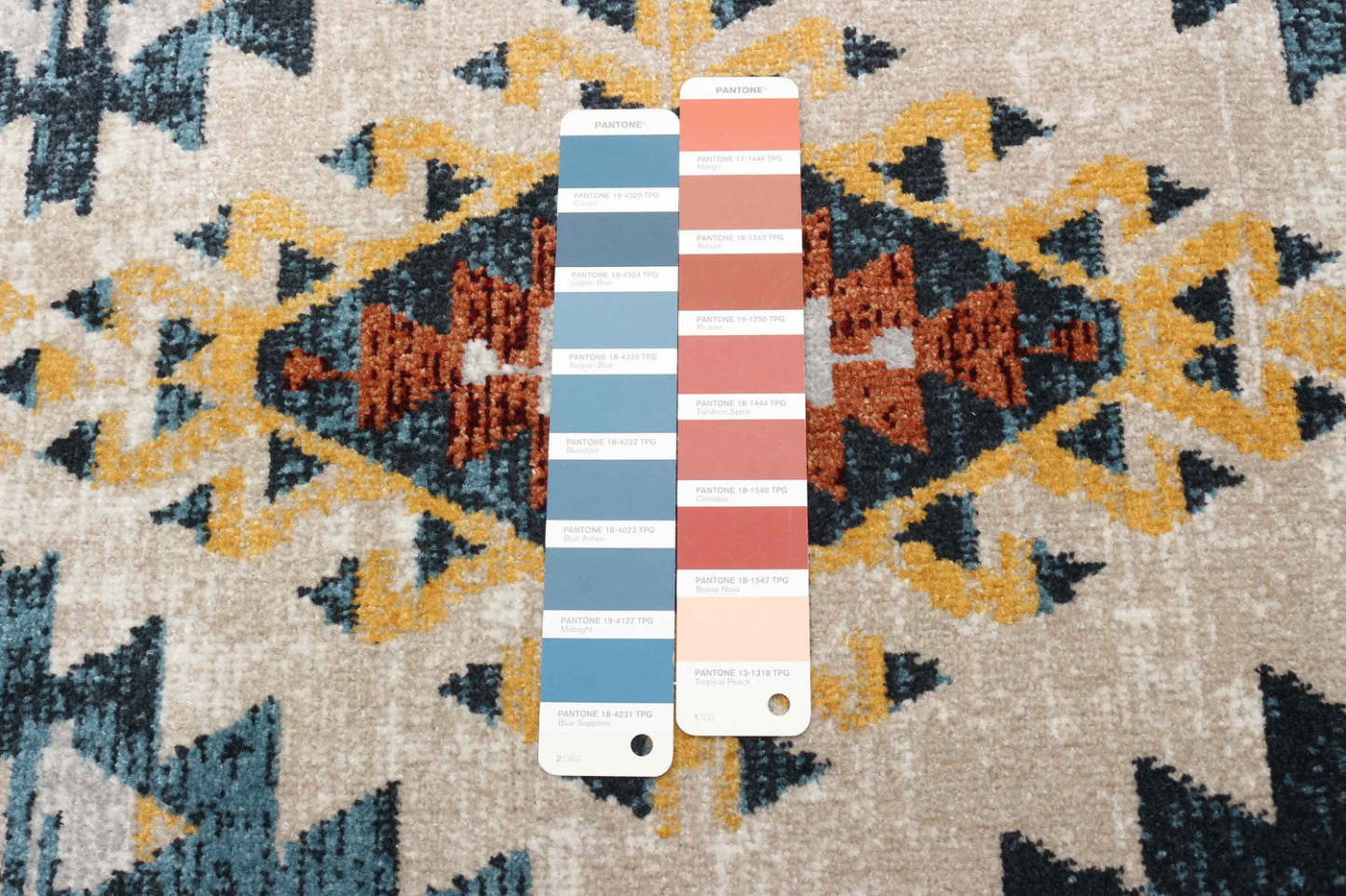 Tapis mosaïque taupe/cuivre lavable en machine - 2'6 x 8'0|Carpette Mosaic taupe et cuivre lavable à la machine - 2 pi 6 po x 8 pi 0 po|D86FEOKD