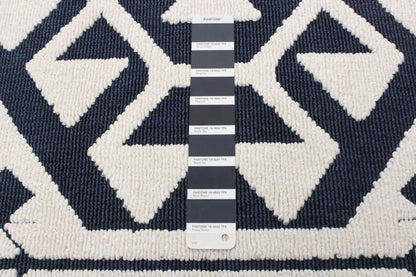 Gaia Blue 6'7 x 9'6 Area Rug|Carpette Gaia bleue 6 pi 7 po x 9 pi 6 po|D86FWRT9