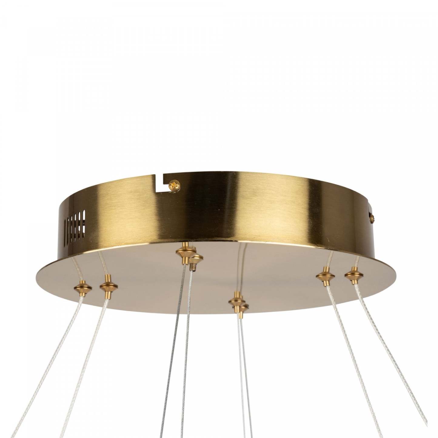 Stella 65 W LED Brushed Brass Chandelier|Lustre Stella laiton brossé à DEL de 65 W|D06HHFZ0