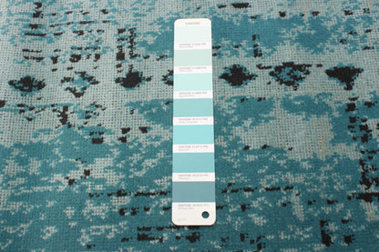 Tapis Chenta Aqua 5'3 x 7'7|Tapis Chenta turquoise 5 pi 3 po x 7 pi 7 po|D86FMYKV