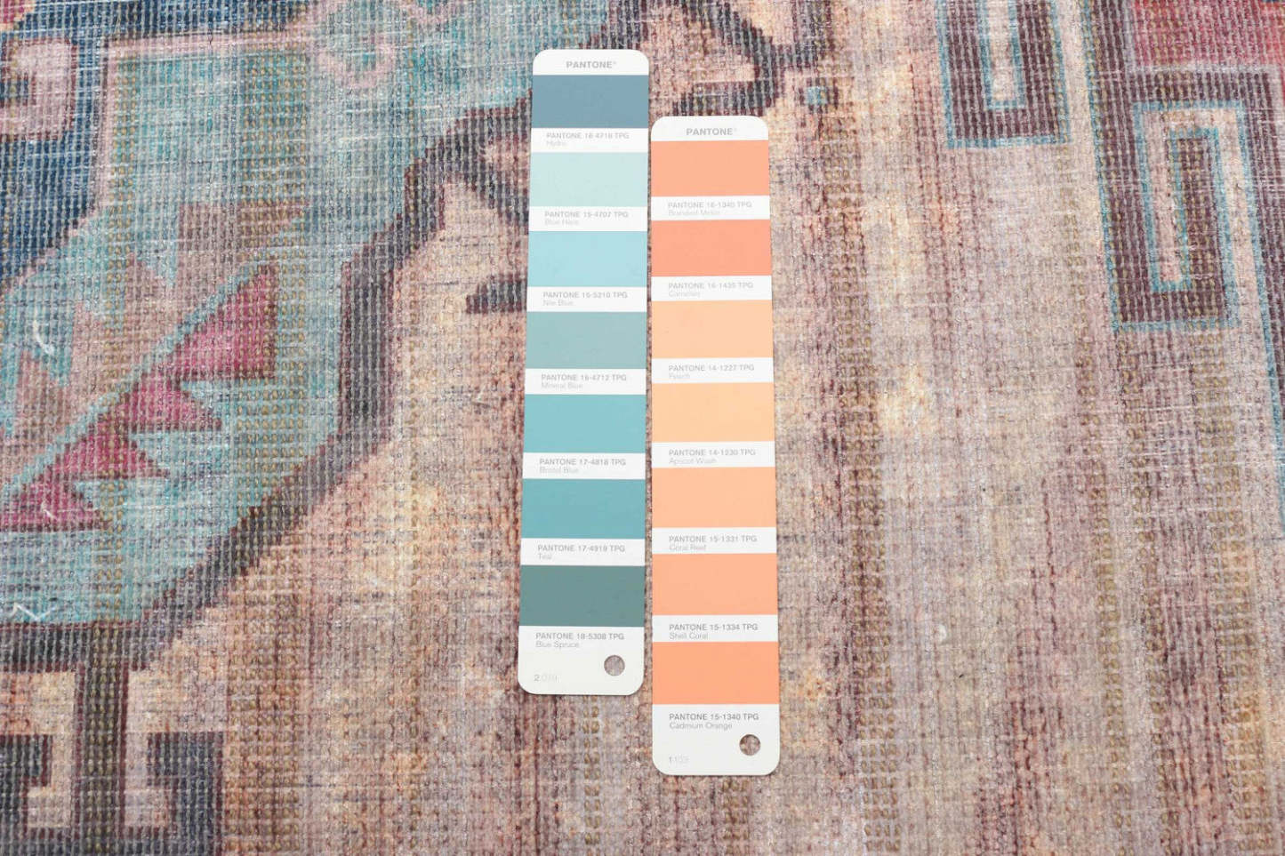 Carpette Kashkuli orange clair 5 pi 3 po x 8 pi 0 po