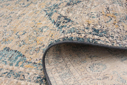 Tapis Bolivar Bijar Bleu - 5'0 x 8'0|Carpette Bolivar Bijar bleu - 5 pi 0 pox 8 pi 0 po| D29VRLSO