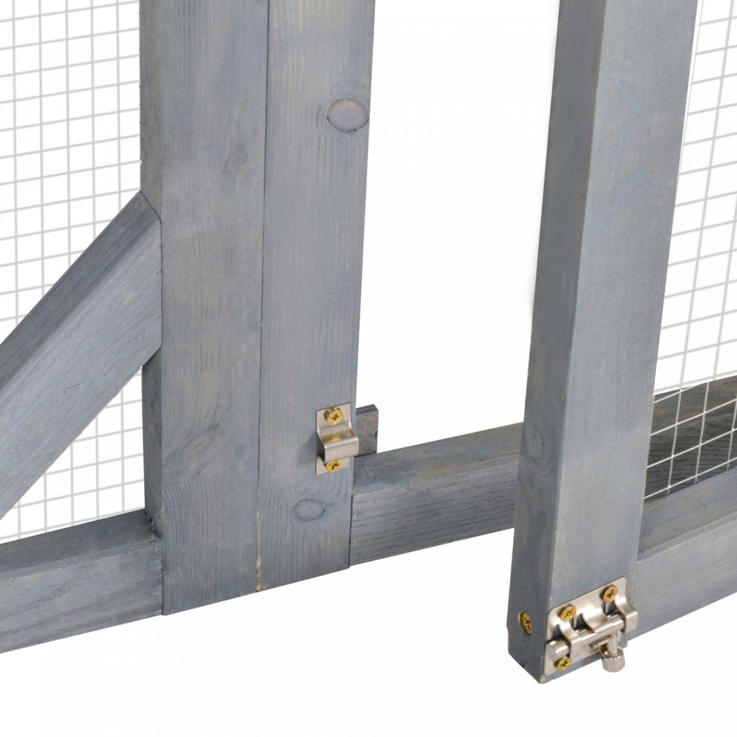 Pawhut Cat Cage Indoor Catio Outdoor Cat Enclosure Pet House Small Animal Clapier pour lapin, chaton, | Pawhut 71 X 31.5 X 44 Cage Pour Chats Intérieur Extérieur Maison En Bois Pour Petits Animaux Clap