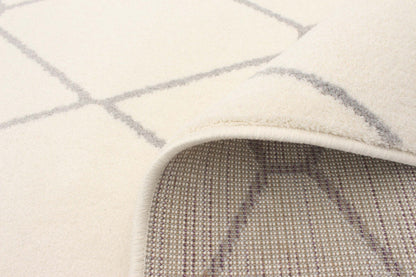 Tapis August blanc-gris 6'7 x 9'6 | D86FYI62