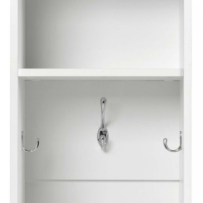 Narrow Entryway Organizer - White|Meuble étroit pour organiser l'entrée - blanc