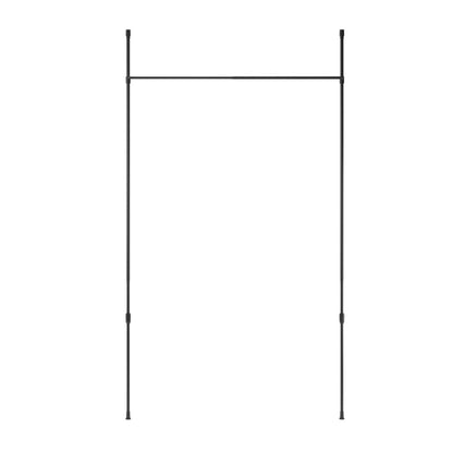 Tringle à rideau extensible et séparateur de pièce Anywhere noir mat d'Umbra - 36-66 | Tringle à rideaux et séparateur de pièce extensible Anywhere de Umbra noir mat - 36 po à 66 po