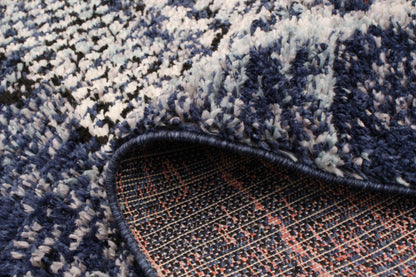 Tapis Makondo Mosaique Bleu - 8'0 x 10'0|Carpette Makondo Mosaique bleu - 8 pi 0 pox 10 pi 0 po| D2AN3AQ0