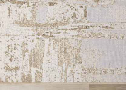 Tapis Isabelle crème vieilli - 5'3 x 7'7|Carpette Isabelle crème à aspect vieilli - 5 pi 3 po x 7 pi 7 po