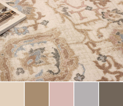 Tapis de zone Toscane ivoire - 5'0 X 8'0 | Carpette Toscane ivoire - 5 pi 0 po x 8 pi 0 po