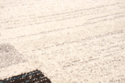 Tapis Aya ivoire-bleu - 7'10 x 10'2|Carpette Aya ivoire-bleu - 7 pi 10 pox 10 pi 2 po| D2ADA8RQ