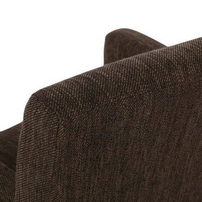 Gabrielle 26 Seat Height Counter Stool With Upholstered Fabric And Solid Wood Legs - Brown | Tabouret De Comptoir Gabrielle Hauteur D’assise 66 cm – Tissu Rembourre Et Pieds En Bois Massif - Brun