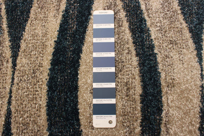 Arusha ivoire / bleu 6'7 x 9'6 tapis de zone|Carpette Arusha ivoirebleu 6 pi 7 po x 9 pi 6 po|D26MK7TQ