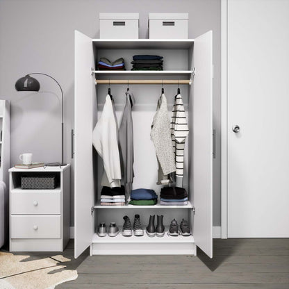 Armoire-penderie Elite 32 - Blanc|Armoire-penderie Elite de 32 po - blanche