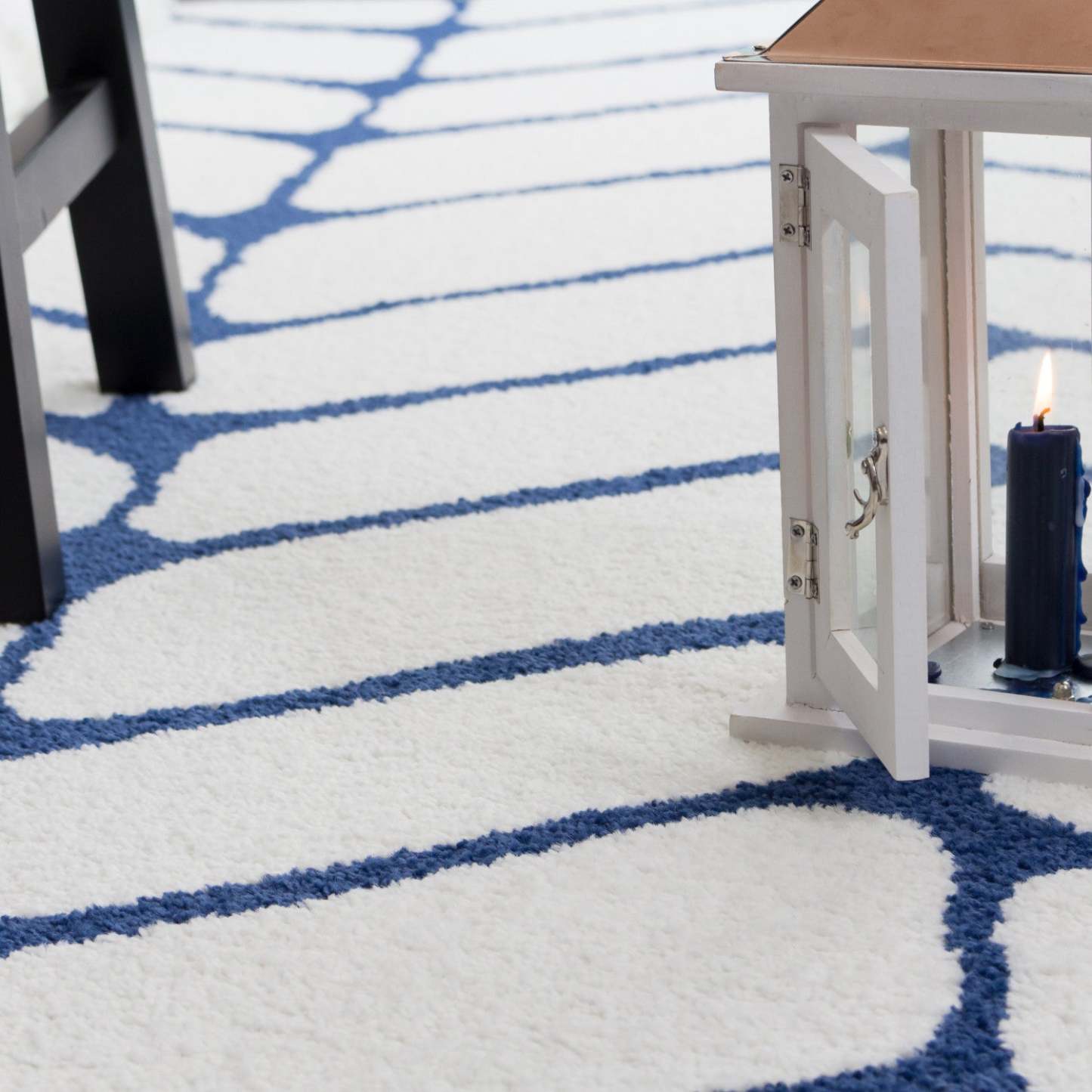 Tapis Lav Arco Bleu 4x6|Carpette Lav Arco bleue 4 x 6|D80GRDJA