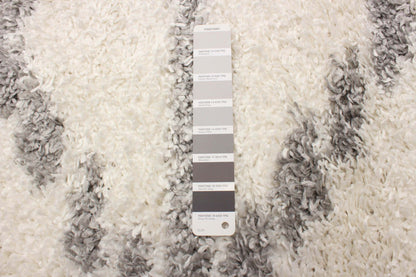 Helma Liv Cream Shag 3'11 X 5'11 Area Rug|Carpette à poil long Helma Liv crème 3 pi 11 po x 5 pi 11 po|D86FSH7U