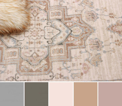 Tapis de passage Katie ivoire - 2'8 X 8'2 | Tapis de couloir Katie ivoire - 2 pi 8 po x 8 pi 2 po