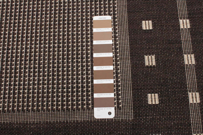 Carpette Clementine chocolat - 3 pi 3 po x 4 pi 7 po