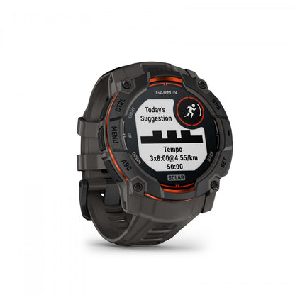 Garmin Instinct 3 Montre Connectée GPS 50 Mm - Spécifications Militaires Robustes 810, Solaire, Boussole, Altimètre Barométrique