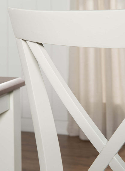 Jane Fabric Brown Dining Chair - Ensemble de 2|Chaise de salle à manger Jane en tissu brun - ensemble de 2