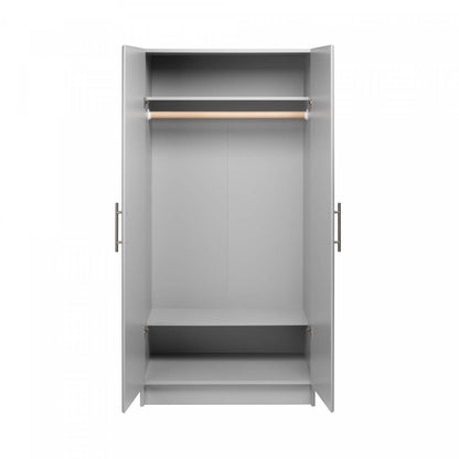 Armoire-penderie Elite - Gris|Armoire-penderie Elite - grise