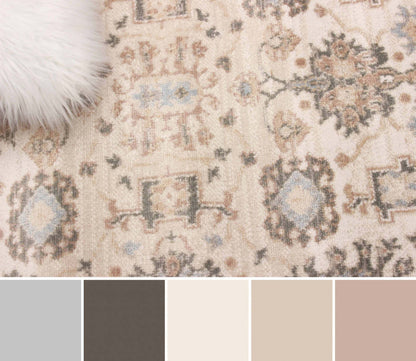 Tapis de passage Gloria ivoire - 2'8 X 8'2 | Tapis de couloir Gloria ivoire - 2 pi 8 po x 8 pi 2 po