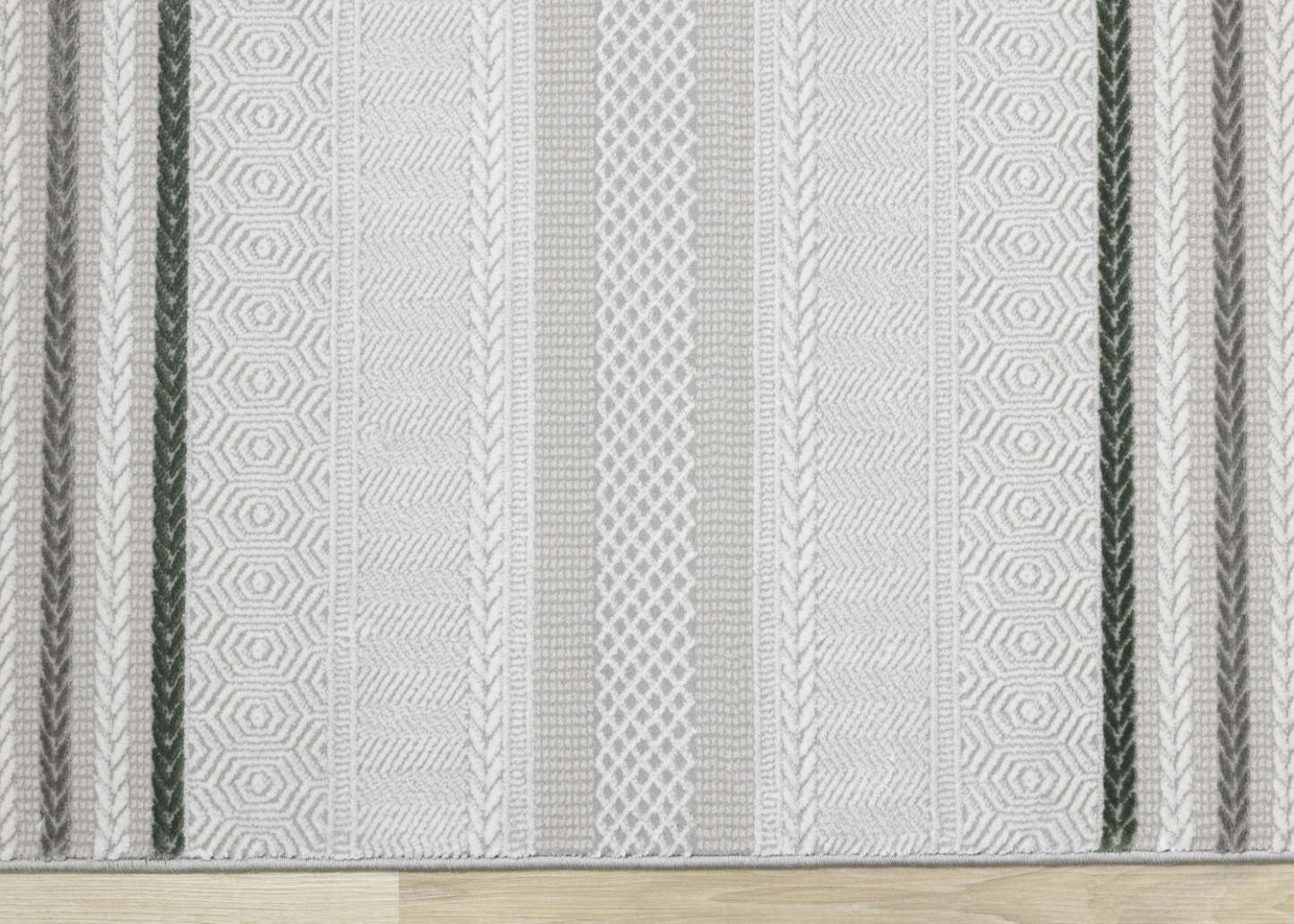 Tapis rayé multicolore London - 7'10 x 10'6|Carpette London à rayures multicolores - 7 pi 10 po x 10 pi 6 po