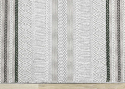 Tapis rayé multicolore London - 7'10 x 10'6|Carpette London à rayures multicolores - 7 pi 10 po x 10 pi 6 po