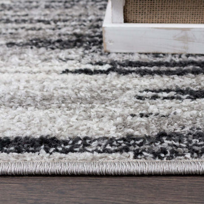 Tapis Lav Grey Waves 4x6|Carpette Lav Waves grise 4 x 6|D80GYFCT