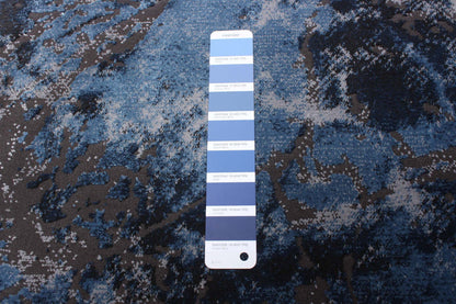 Tapis effet marbre bleu - 244 x 305 cm | Tapis Marble bleue - 244 x 305 cm | D86FGXY3