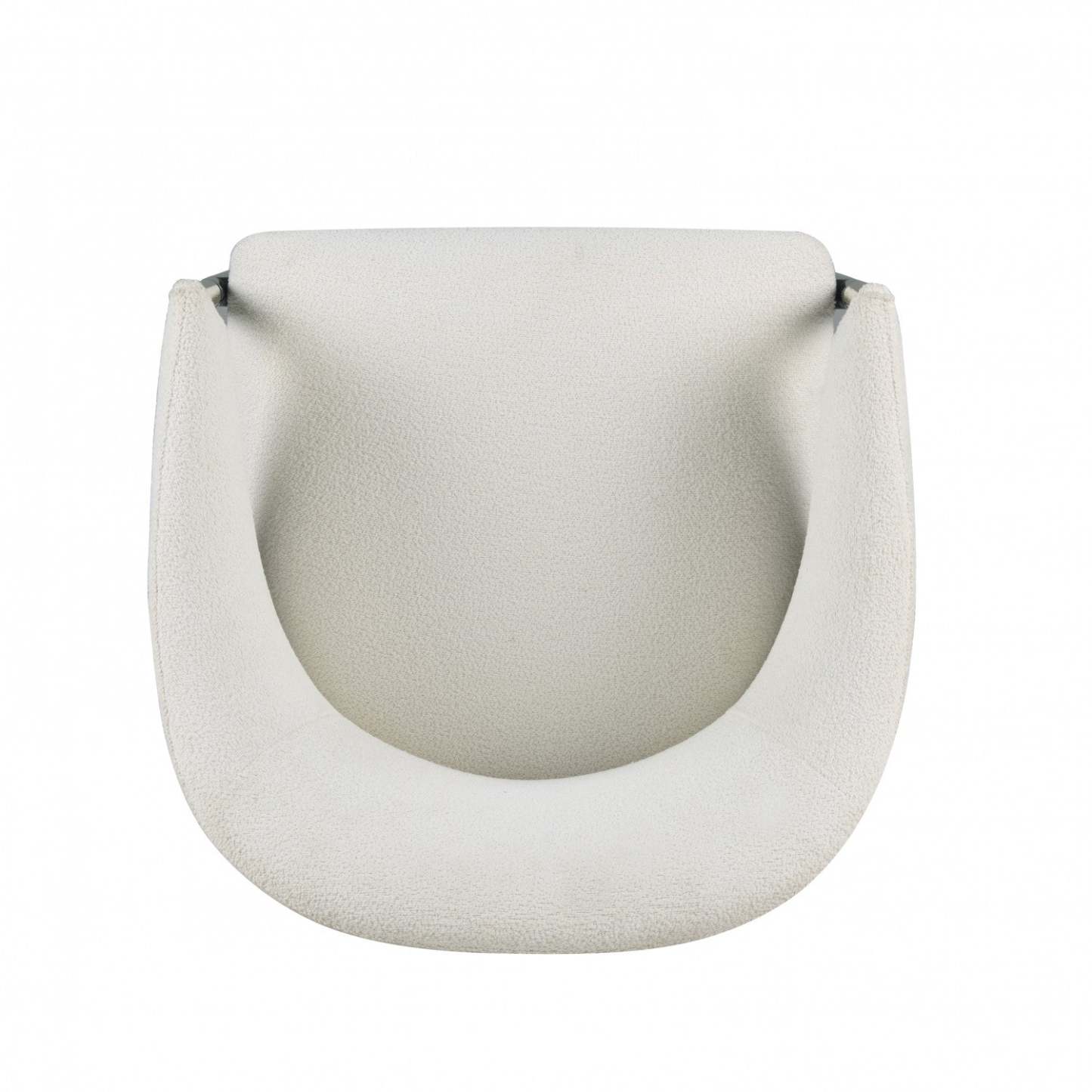 Pater Modern Dining Chairs With Upholstered Fabric Seating And Metal Legs,white | Pater Chaises De Salle A Manger Modernes Avec Assise Tapisee En Tissu Et Pieds En Metal, Blanc