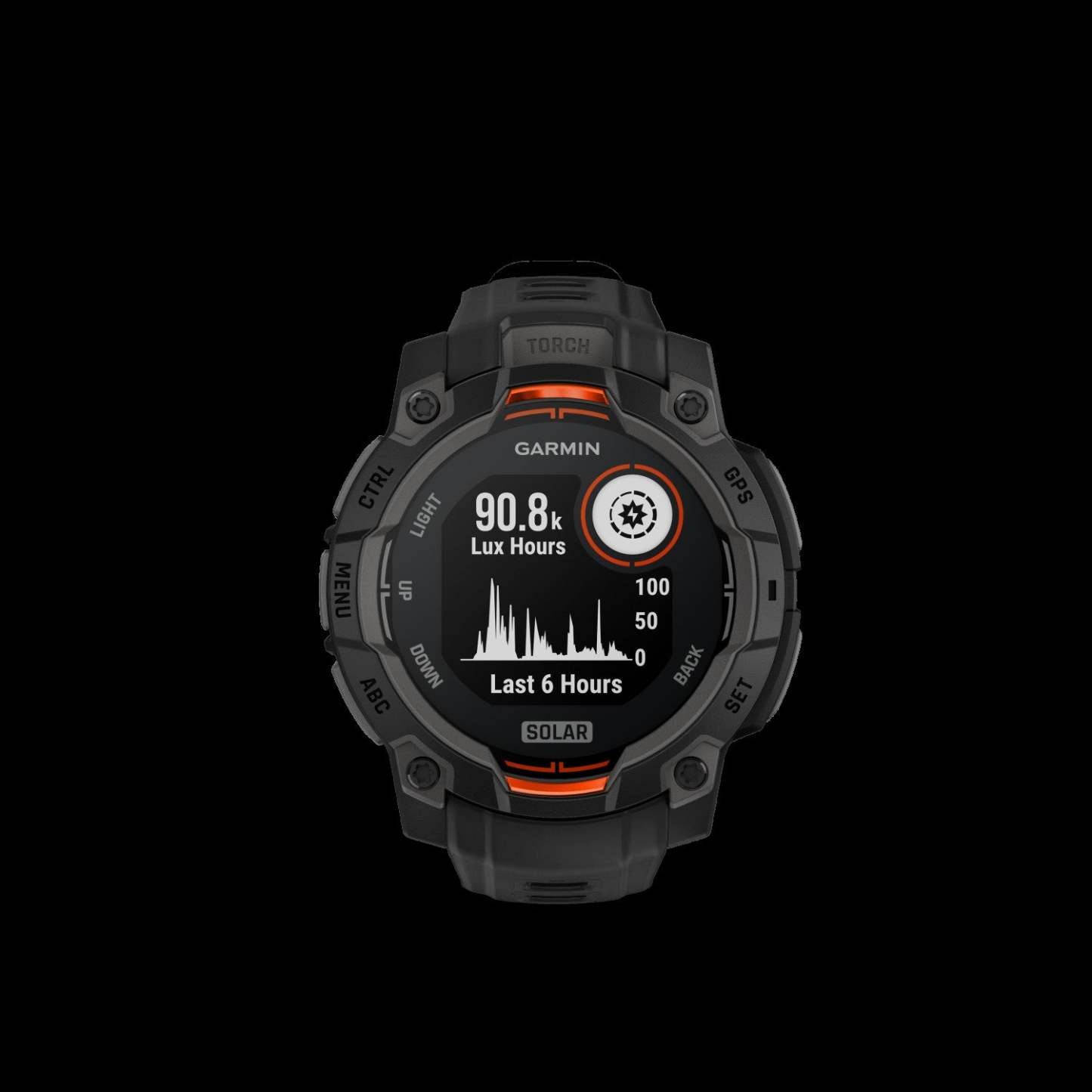 Garmin Instinct 3 Montre Connectée GPS 45 Mm - Spécifications Militaires Robustes 810, Solaire, Boussole, Altimètre Barométrique