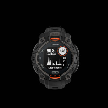 Garmin Instinct 3 Montre Connectée GPS 45 Mm - Spécifications Militaires Robustes 810, Solaire, Boussole, Altimètre Barométrique