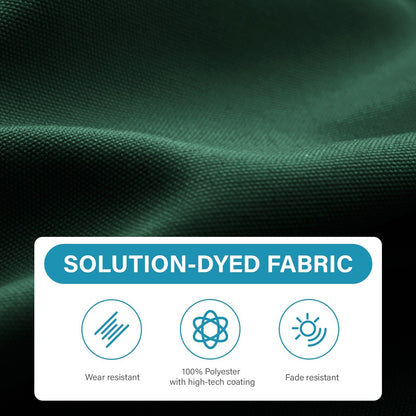 Parasol rectangulaire de terrasse 2,4 x 3 m avec manivelle et inclinaison, résistant aux UV