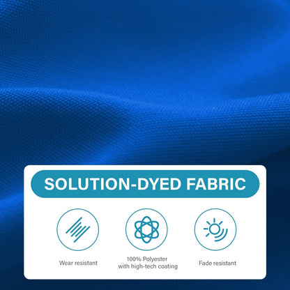 Parasol rectangulaire de terrasse 2,4 x 3 m avec manivelle et inclinaison, résistant aux UV