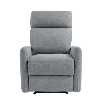 DHP Kai Linen Power Recliner Accent Chair with Massage and Heat - Dark Grey|Fauteuil d'appoint à inclinaison électrique Kai de DHP en lin avec massage et chaleur - gris foncé